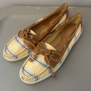 BRAND NEW Coach Sperry-Style Boat Shoes! *Never Worn*! Size 10 Women